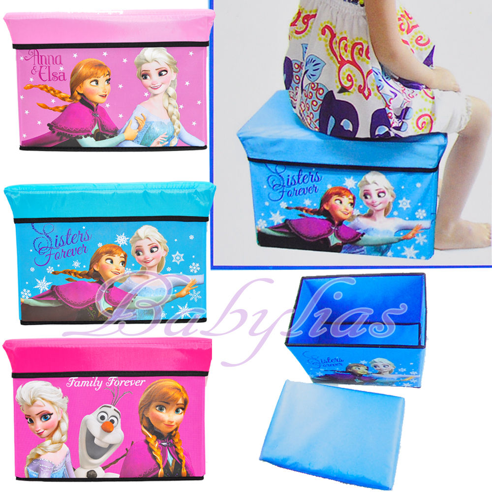 Disney Frozen set of 3 storage train cases Anna /& Elsa children/'s bedroom boxes